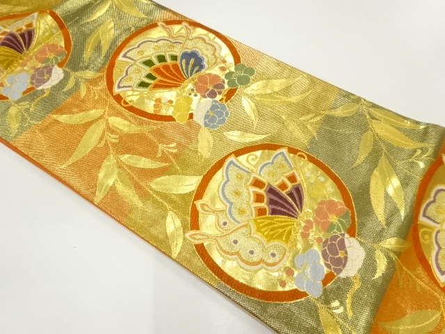 JAPANESE FUKURO OBI / WOVEN BUTTERFLY